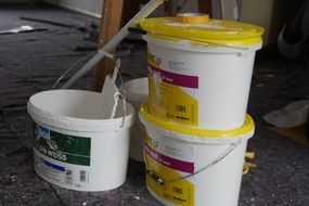 paint buckets