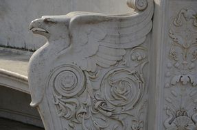 sculpture of griffin in Sanssouci