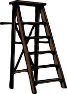 wooden ladder drawing