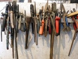 various metal working tools