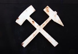 Picture of hammers and iron