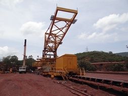 transport for iron ore, karnataka, india