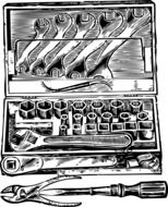 graphic image of tool box