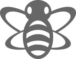 Grey honey bee