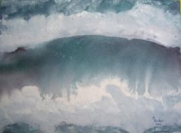 big wave graphic image