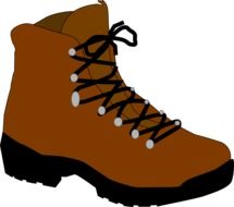 hiking boot drawing