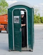 Porter potty for the workers