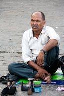 polish man on india street