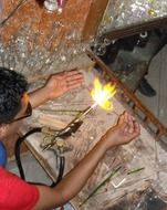 glassblow as an art craft