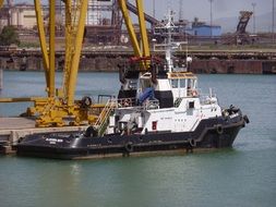 Ship in a port