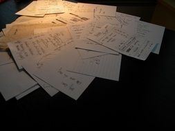 note card