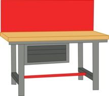 work table drawing