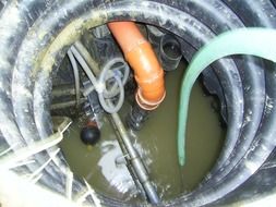 open sewage