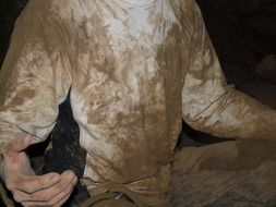 dirty working clothes