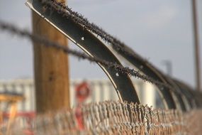 barbed wire in industry