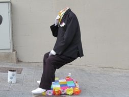 a street performer