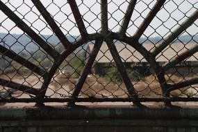 Gate of an abandoned factory