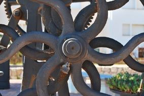 iron detail used in mechanical engineering
