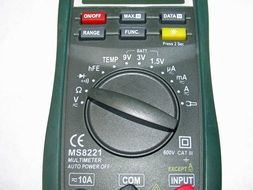 multimeter closeup