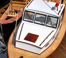 boat like a wooden yacht