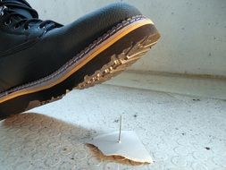 the risk of foot injury