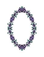 graphic image of a grape wreath