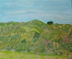 dunes landscape drawing