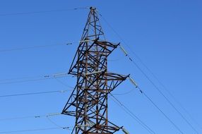 High voltage post