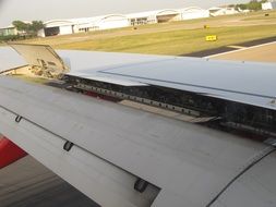 big airplane wing