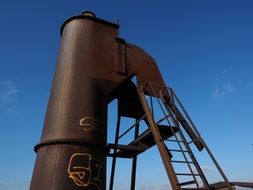 Large chimney of a lime kiln