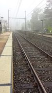 train tracks near the station