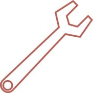 mechanics spanner tool drawing