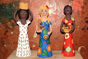 ceramic figures of dolls