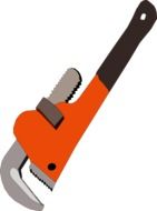 wrench adjustable as a drawing
