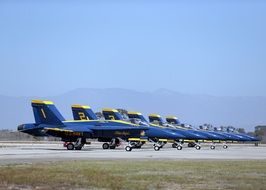 picture of blue angels planes