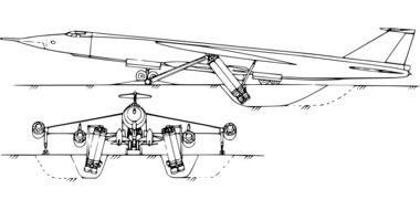 graphic drawing of aircraft drawings