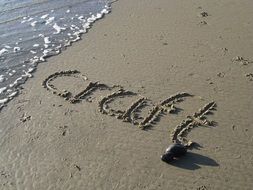 Craft on the beach