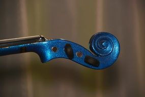 snail on the edge of a violin