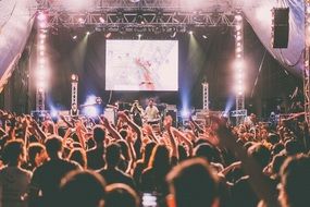 crowd of people at a concert