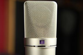 vintage professional microphone