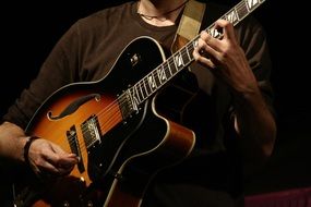 old guitar musician