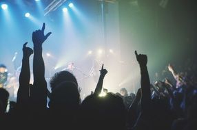 people in live concert