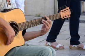 guitar guitarist playing