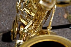 saxophone detail