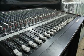 large sound console