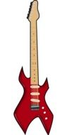 Electric guitar clipart