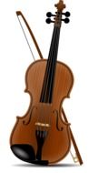 Clipart of classic violin