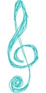 music clef drawing