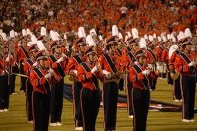 orchestra at the stadium