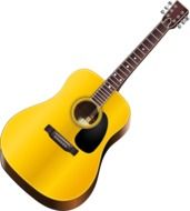 İllustration of acoustic guitar
